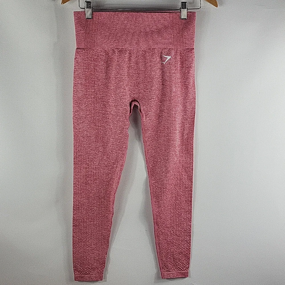 Gym Shark Pink Seamless Leggings - Picture 2 of 6